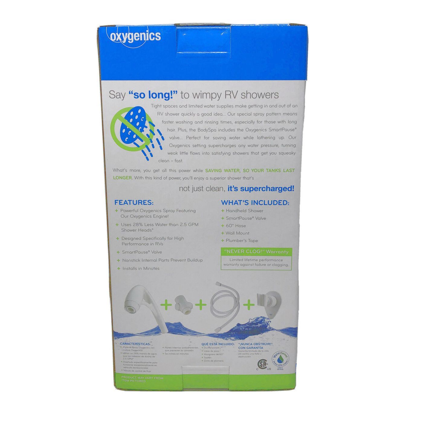 Oxygenics Shower Handheld WH